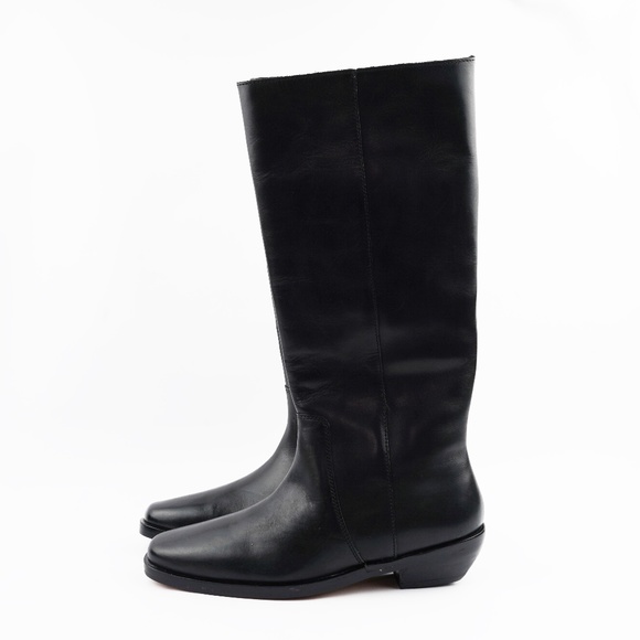 New MADEWELL The Antoine Tall Boot in Black Leather - Picture 7 of 8